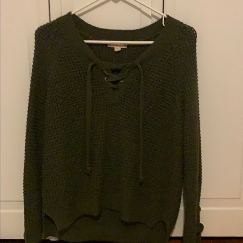 Green sweater